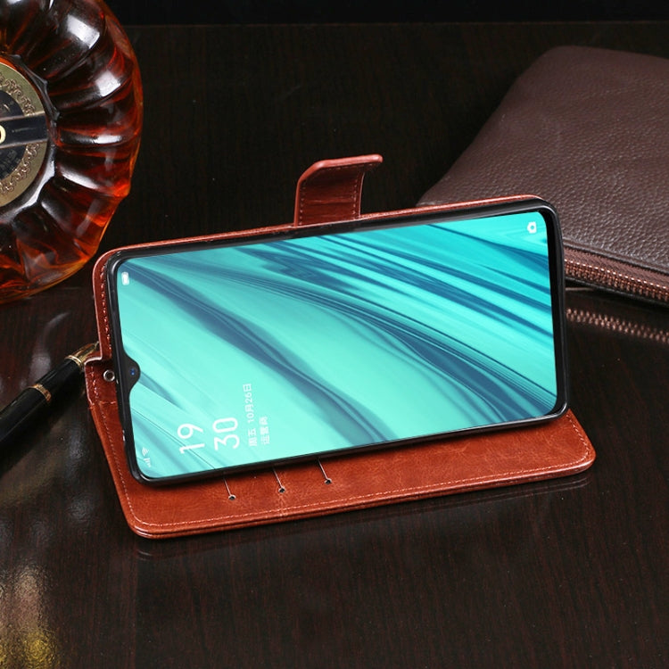 idewei Crazy Horse Texture Horizontal Flip Leather Case with Holder &amp; Card Slots &amp; Wallet, For OPPO K1 / RX17 Neo, For OPPO K3, For OPPO R15 Pro, For OPPO R15X