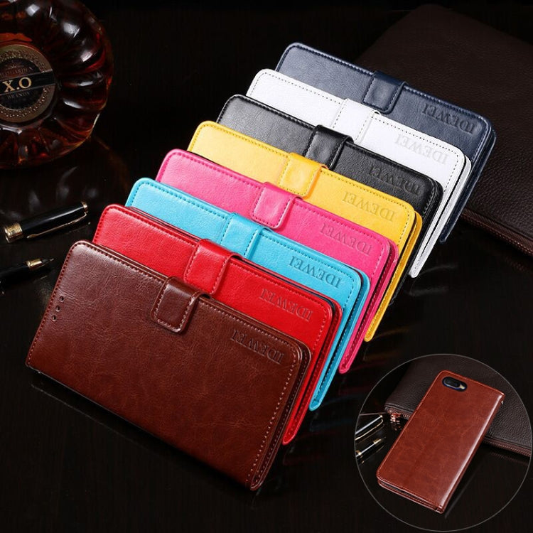 idewei Crazy Horse Texture Horizontal Flip Leather Case with Holder & Card Slots & Wallet, For OPPO K1 / RX17 Neo, For OPPO K3, For OPPO R15 Pro, For OPPO R15X