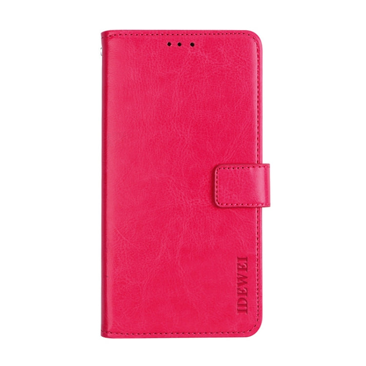 idewei Crazy Horse Texture Horizontal Flip Leather Case with Holder &amp; Card Slots &amp; Wallet, For OPPO A7X
