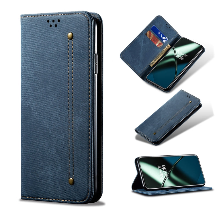 Denim Texture Flip Leather Phone Case