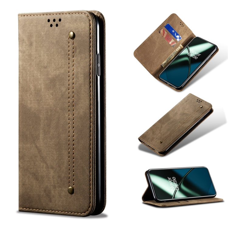 Denim Texture Flip Leather Phone Case