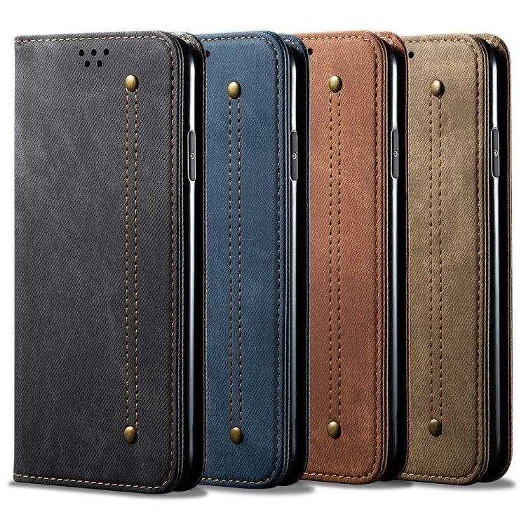 Denim Texture Flip Leather Phone Case