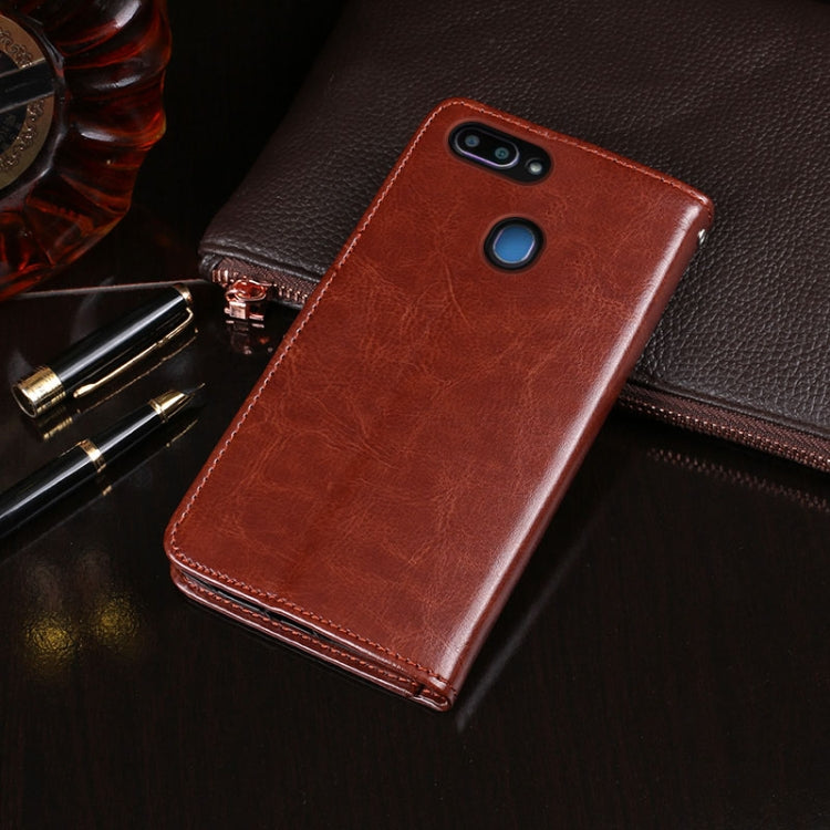 idewei Crazy Horse Texture Horizontal Flip Leather Case with Holder &amp; Card Slots &amp; Wallet, For OPPO R17, For OPPO R17 Pro, For OPPO Realme 2, For OPPO Realme 3