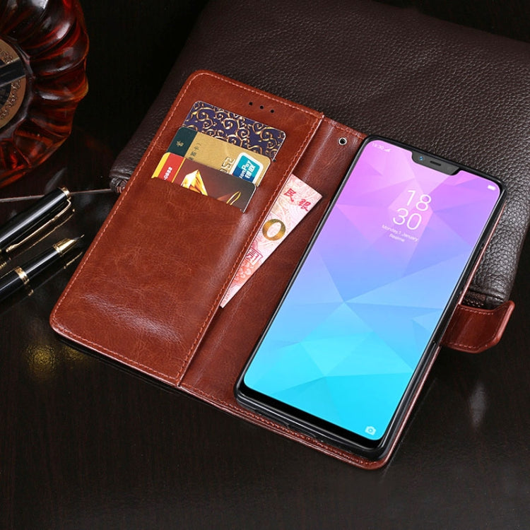 idewei Crazy Horse Texture Horizontal Flip Leather Case with Holder &amp; Card Slots &amp; Wallet, For OPPO R17, For OPPO R17 Pro, For OPPO Realme 2, For OPPO Realme 3