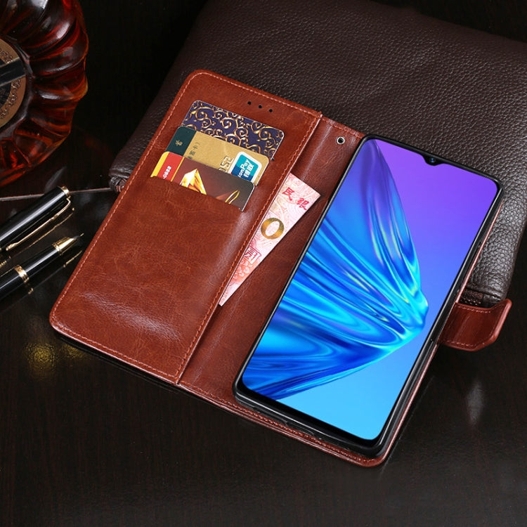 idewei Crazy Horse Texture Horizontal Flip Leather Case with Holder & Card Slots & Wallet, For OPPO Realme 5 / Realme 5s, For OPPO Realme C2, For OPPO Realme Q, For OPPO Realme X