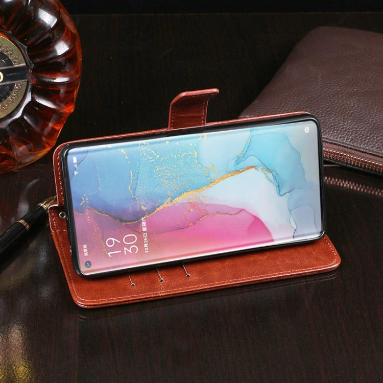 idewei Crazy Horse Texture Horizontal Flip Leather Case with Holder & Card Slots & Wallet, For OPPO Reno3 Pro, For OPPO Reno A, For OPPO Reno Ace, For OPPO Reno2