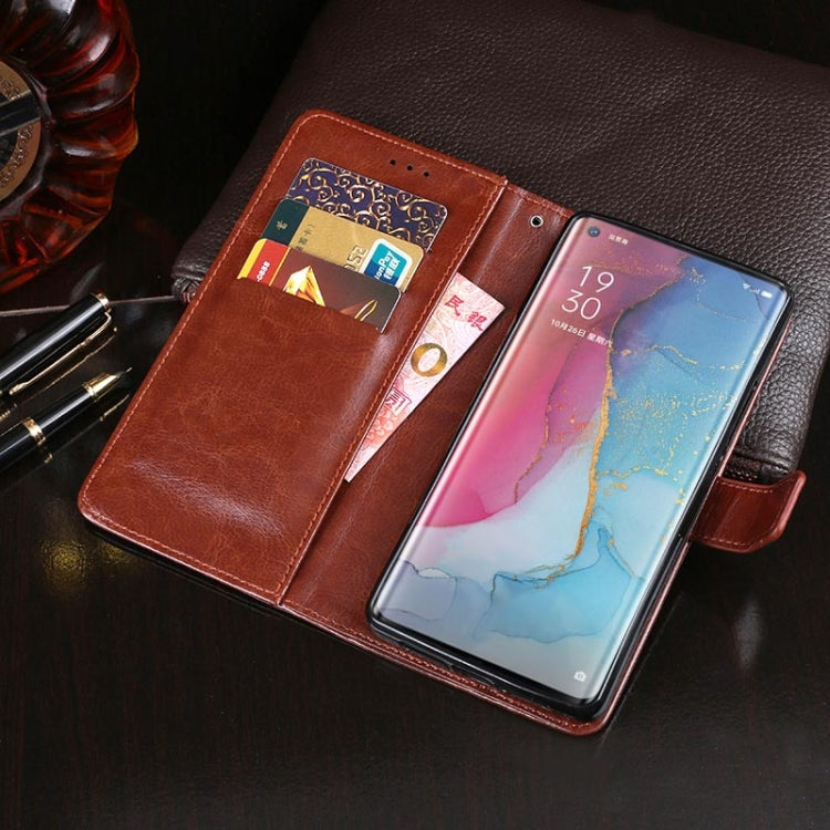 idewei Crazy Horse Texture Horizontal Flip Leather Case with Holder &amp; Card Slots &amp; Wallet, For OPPO Reno3 Pro, For OPPO Reno A, For OPPO Reno Ace, For OPPO Reno2