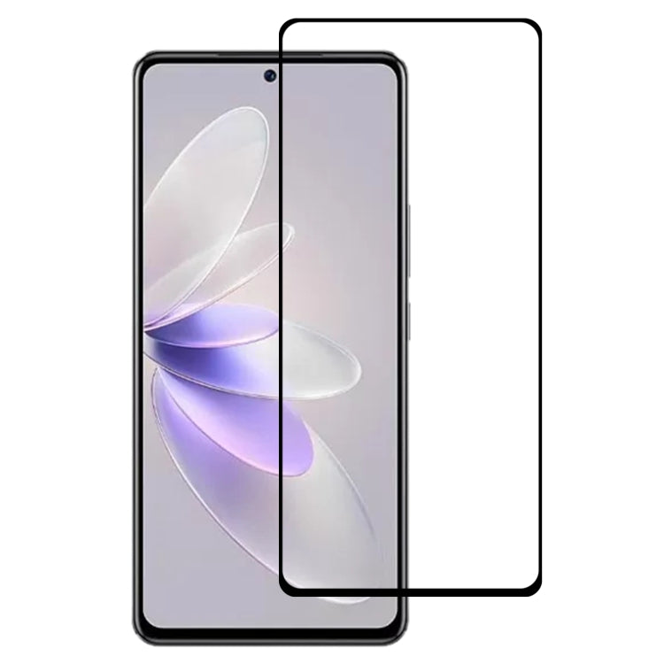 3D Curved Edge Full Screen Tempered Glass Film, For vivo V27 / V27 Pro (1 PC)