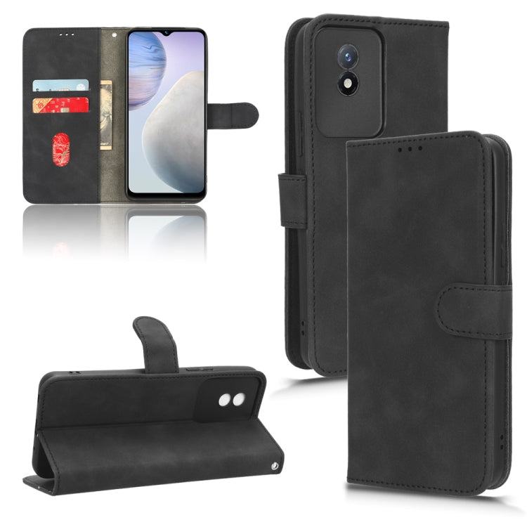 Skin Feel Magnetic Flip Leather Phone Case, For vivo Y02 4G, For Honor 80 GT, For Motorola Moto X40, For Xiaomi Redmi K60E 5G, For ZTE nubia Red Magic 8 Pro 5G