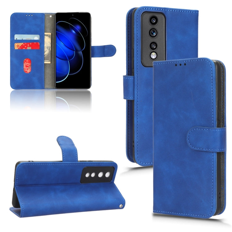 Skin Feel Magnetic Flip Leather Phone Case, For vivo Y02 4G, For Honor 80 GT, For Motorola Moto X40, For Xiaomi Redmi K60E 5G, For ZTE nubia Red Magic 8 Pro 5G