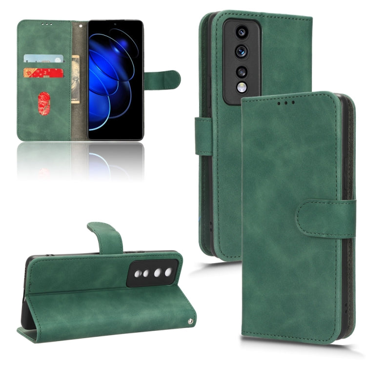 Skin Feel Magnetic Flip Leather Phone Case, For vivo Y02 4G, For Honor 80 GT, For Motorola Moto X40, For Xiaomi Redmi K60E 5G, For ZTE nubia Red Magic 8 Pro 5G