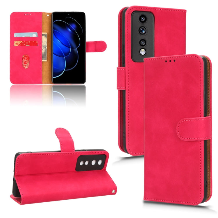 Skin Feel Magnetic Flip Leather Phone Case, For vivo Y02 4G, For Honor 80 GT, For Motorola Moto X40, For Xiaomi Redmi K60E 5G, For ZTE nubia Red Magic 8 Pro 5G