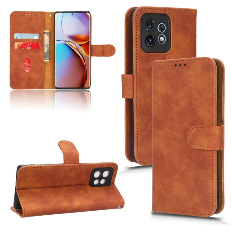 Skin Feel Magnetic Flip Leather Phone Case, For vivo Y02 4G, For Honor 80 GT, For Motorola Moto X40, For Xiaomi Redmi K60E 5G, For ZTE nubia Red Magic 8 Pro 5G