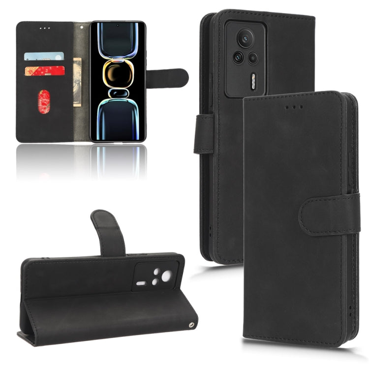 Skin Feel Magnetic Flip Leather Phone Case, For vivo Y02 4G, For Honor 80 GT, For Motorola Moto X40, For Xiaomi Redmi K60E 5G, For ZTE nubia Red Magic 8 Pro 5G