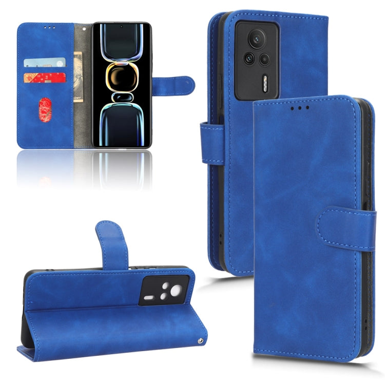 Skin Feel Magnetic Flip Leather Phone Case, For vivo Y02 4G, For Honor 80 GT, For Motorola Moto X40, For Xiaomi Redmi K60E 5G, For ZTE nubia Red Magic 8 Pro 5G