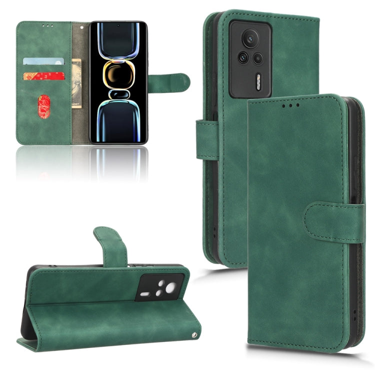 Skin Feel Magnetic Flip Leather Phone Case, For vivo Y02 4G, For Honor 80 GT, For Motorola Moto X40, For Xiaomi Redmi K60E 5G, For ZTE nubia Red Magic 8 Pro 5G