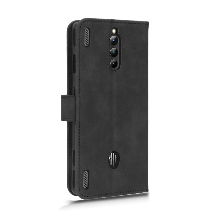 Skin Feel Magnetic Flip Leather Phone Case