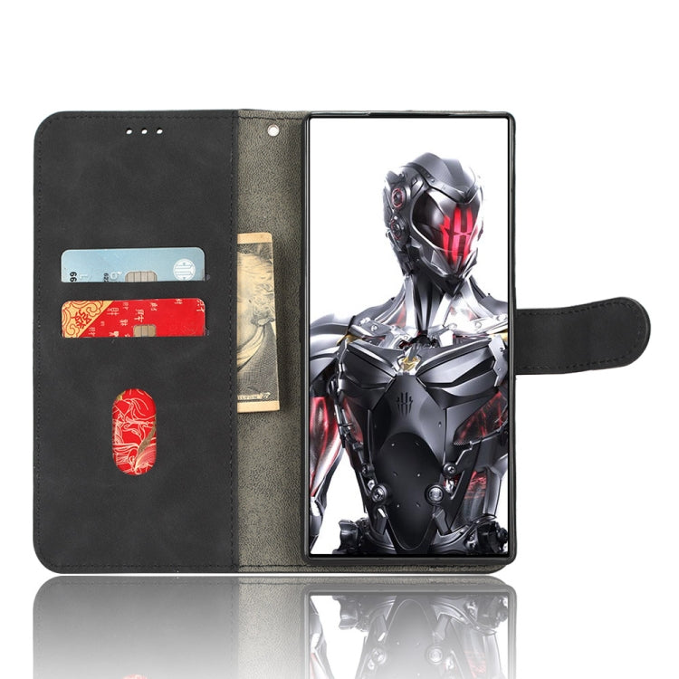 Skin Feel Magnetic Flip Leather Phone Case