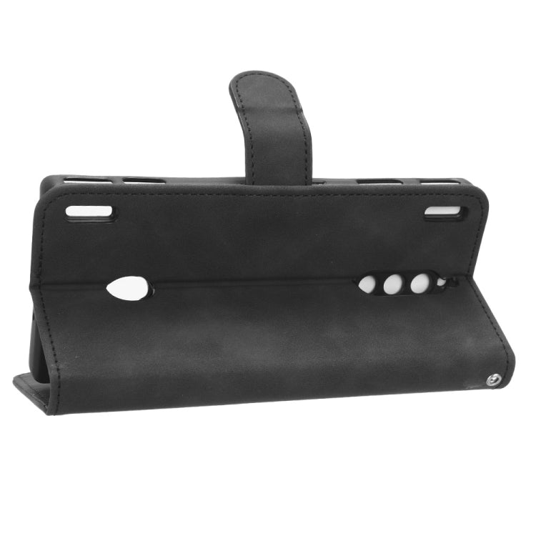 Skin Feel Magnetic Flip Leather Phone Case