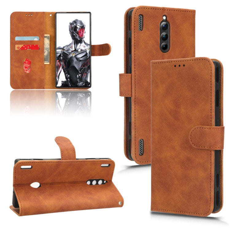 Skin Feel Magnetic Flip Leather Phone Case, For vivo Y02 4G, For Honor 80 GT, For Motorola Moto X40, For Xiaomi Redmi K60E 5G, For ZTE nubia Red Magic 8 Pro 5G