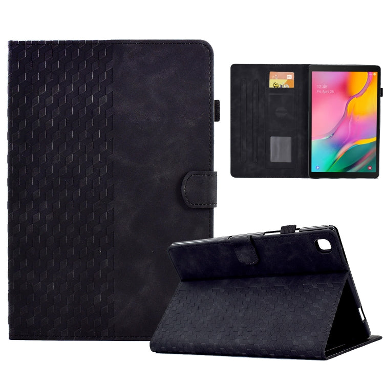 For Samsung Galaxy Tab A 10.1 T510 / T515 2019 Rhombus Embossed Leather Tablet Case, For Samsung Galaxy Tab A 10.1 T510 / T515 2019