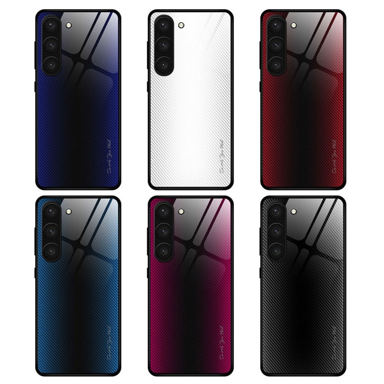 For Samsung Galaxy S23+ 5G Texture Gradient Glass TPU Phone Case, For Samsung Galaxy S23+ 5G