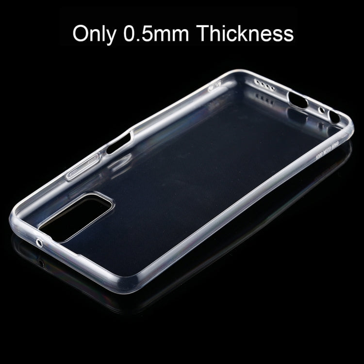 0.5mm Ultra-Thin Transparent TPU Protective Case, For Vivo iQOO Neo3 5G, For Nokia 5.3, For OPPO A52, For OPPO A92S, For Sony Xperia L4, For Vivo Y50, For Galaxy A31, For Xiaomi Mi 10 Lite 5G