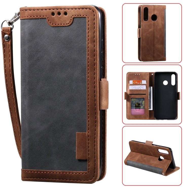 Retro Splicing Horizontal Flip Leather Case with Card Slots & Holder & Wallet, For Vivo V17 / V19, For Huawei P30 Lite, For Huawei P30 Pro, For Huawei P30, For Huawei P40 Lite