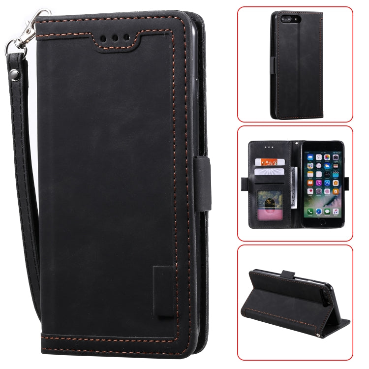 Retro Splicing Horizontal Flip Leather Case with Card Slots & Holder & Wallet, For Huawei P40 Pro, For Huawei P40, For Huawei Y6(2019), For Huawei Y7(2019), For iPhone 7 Plus / 8 Plus