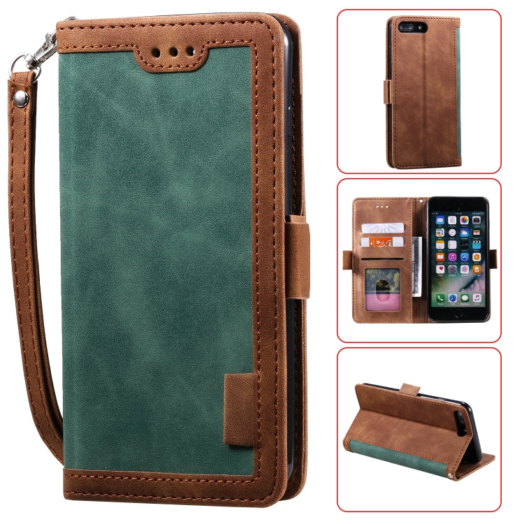 Retro Splicing Horizontal Flip Leather Case with Card Slots & Holder & Wallet, For Huawei P40 Pro, For Huawei P40, For Huawei Y6(2019), For Huawei Y7(2019), For iPhone 7 Plus / 8 Plus