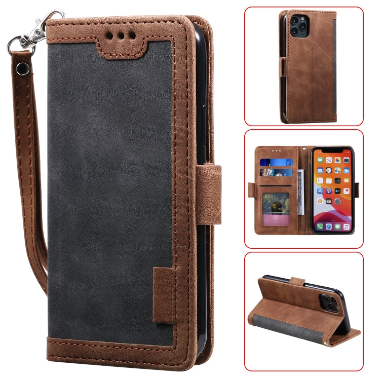 Retro Splicing Horizontal Flip Leather Case with Card Slots & Holder & Wallet, For iPhone 11 Pro Max, For iPhone 11 Pro, For iPhone 11, For iPhone 6, For iPhone XS Max