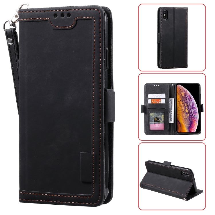 Retro Splicing Horizontal Flip Leather Case with Card Slots & Holder & Wallet, For iPhone 11 Pro Max, For iPhone 11 Pro, For iPhone 11, For iPhone 6, For iPhone XS Max