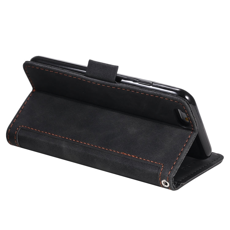 Retro Splicing Horizontal Flip Leather Case with Card Slots &amp; Holder &amp; Wallet, For iPhone 6 Plus, For iPhone SE 2022 / SE 2020 / 8 / 7, For iPhone X / XS, For iPhone XR, For Xiaomi Redmi K20