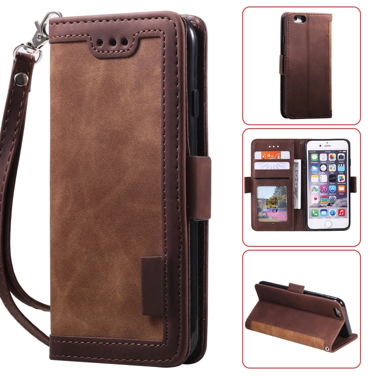 Retro Splicing Horizontal Flip Leather Case with Card Slots &amp; Holder &amp; Wallet, For iPhone 6 Plus, For iPhone SE 2022 / SE 2020 / 8 / 7, For iPhone X / XS, For iPhone XR, For Xiaomi Redmi K20