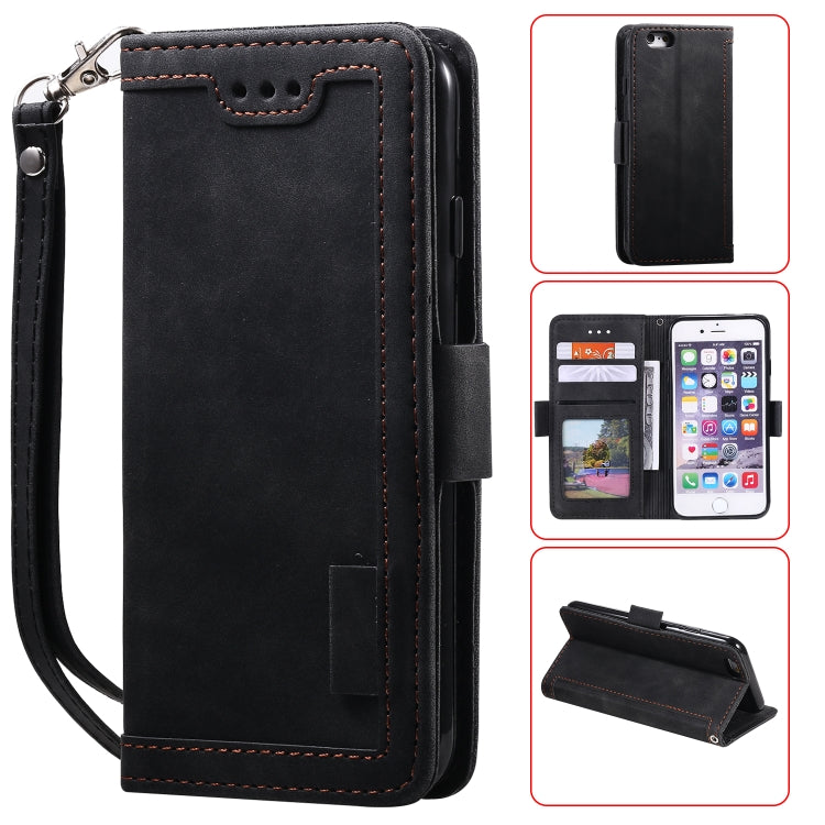 Retro Splicing Horizontal Flip Leather Case with Card Slots &amp; Holder &amp; Wallet, For iPhone 6 Plus, For iPhone SE 2022 / SE 2020 / 8 / 7, For iPhone X / XS, For iPhone XR, For Xiaomi Redmi K20