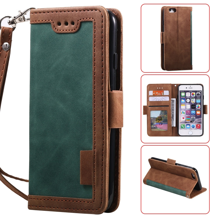 Retro Splicing Horizontal Flip Leather Case with Card Slots &amp; Holder &amp; Wallet, For iPhone 6 Plus, For iPhone SE 2022 / SE 2020 / 8 / 7, For iPhone X / XS, For iPhone XR, For Xiaomi Redmi K20