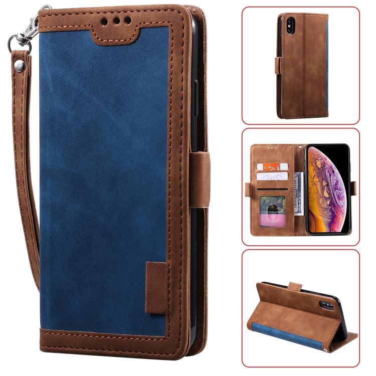 Retro Splicing Horizontal Flip Leather Case with Card Slots &amp; Holder &amp; Wallet, For iPhone 6 Plus, For iPhone SE 2022 / SE 2020 / 8 / 7, For iPhone X / XS, For iPhone XR, For Xiaomi Redmi K20