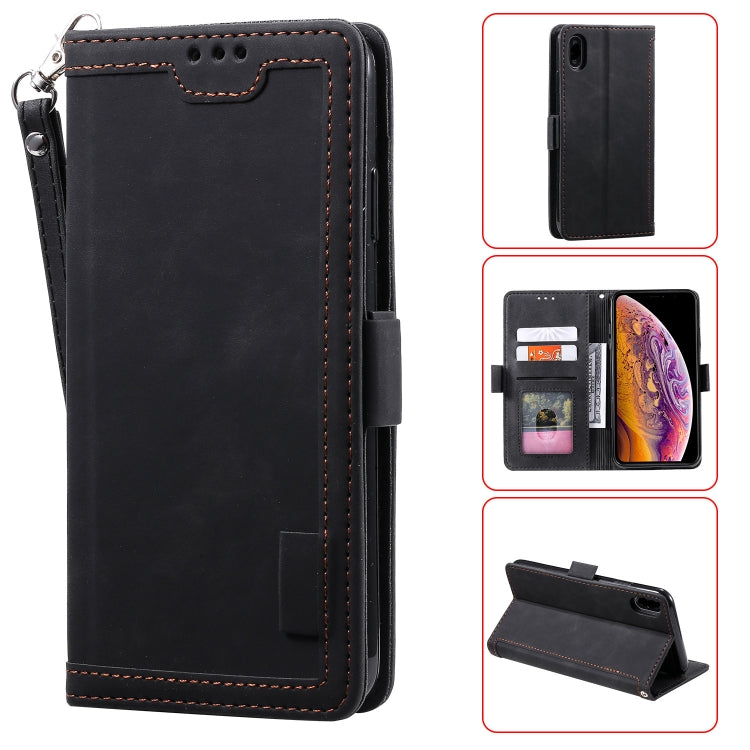 Retro Splicing Horizontal Flip Leather Case with Card Slots &amp; Holder &amp; Wallet, For iPhone 6 Plus, For iPhone SE 2022 / SE 2020 / 8 / 7, For iPhone X / XS, For iPhone XR, For Xiaomi Redmi K20