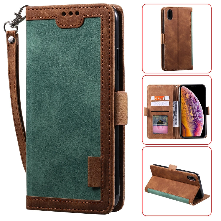 Retro Splicing Horizontal Flip Leather Case with Card Slots &amp; Holder &amp; Wallet, For iPhone 6 Plus, For iPhone SE 2022 / SE 2020 / 8 / 7, For iPhone X / XS, For iPhone XR, For Xiaomi Redmi K20