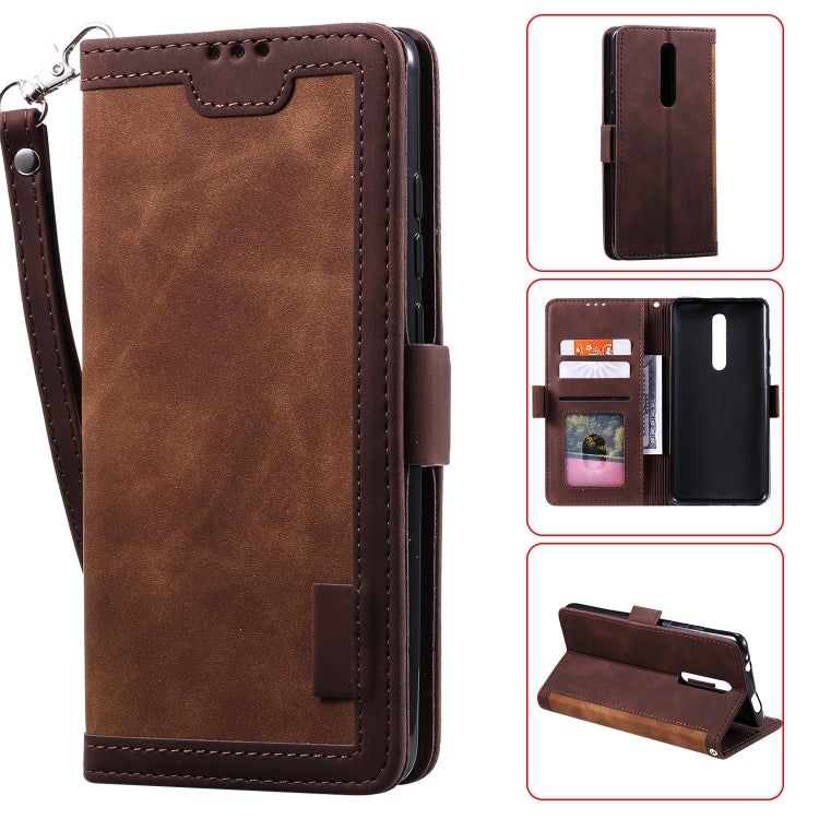 Retro Splicing Horizontal Flip Leather Case with Card Slots &amp; Holder &amp; Wallet, For iPhone 6 Plus, For iPhone SE 2022 / SE 2020 / 8 / 7, For iPhone X / XS, For iPhone XR, For Xiaomi Redmi K20