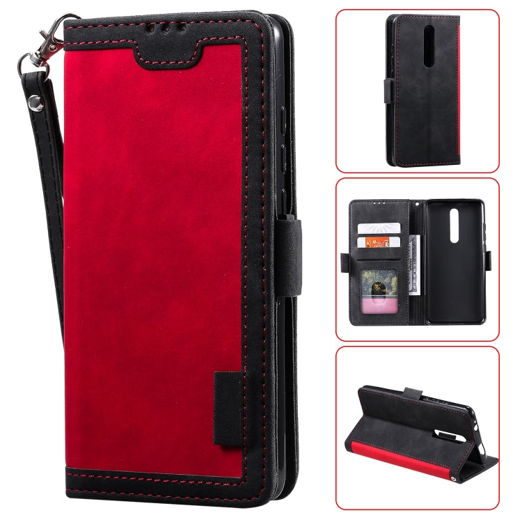 Retro Splicing Horizontal Flip Leather Case with Card Slots &amp; Holder &amp; Wallet, For iPhone 6 Plus, For iPhone SE 2022 / SE 2020 / 8 / 7, For iPhone X / XS, For iPhone XR, For Xiaomi Redmi K20