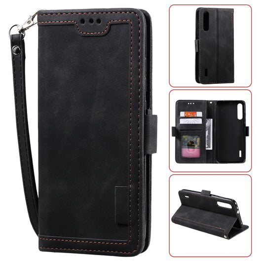 Retro Splicing Horizontal Flip Leather Case with Card Slots &amp; Holder &amp; Wallet, For Xiaomi 9 Lite, For Xiaomi Mi A3 / CC9