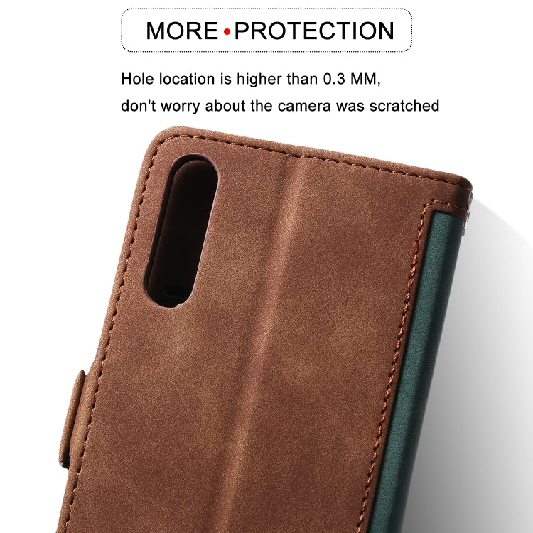 Retro Splicing Horizontal Flip Leather Case with Card Slots & Holder & Wallet, For Xiaomi 9 Lite, For Xiaomi Mi A3 / CC9