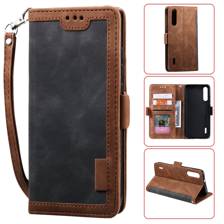 Retro Splicing Horizontal Flip Leather Case with Card Slots & Holder & Wallet, For Xiaomi 9 Lite, For Xiaomi Mi A3 / CC9