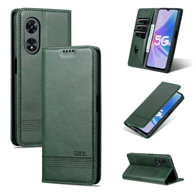 AZNS Magnetic Calf Texture Flip Leather Phone Case, For OPPO A58 5G / A58X / A78, For vivo S16 / S16 Pro