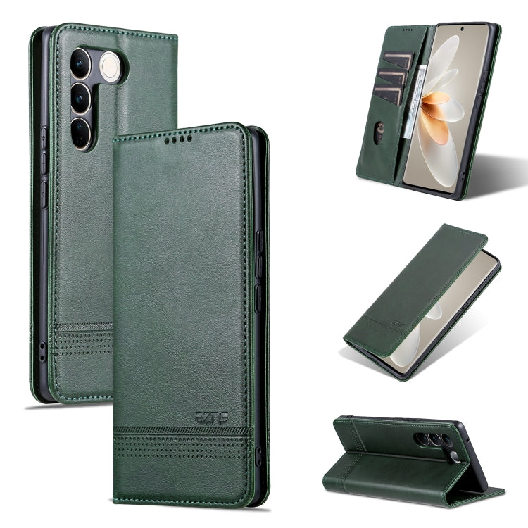 AZNS Magnetic Calf Texture Flip Leather Phone Case, For OPPO A58 5G / A58X / A78, For vivo S16 / S16 Pro