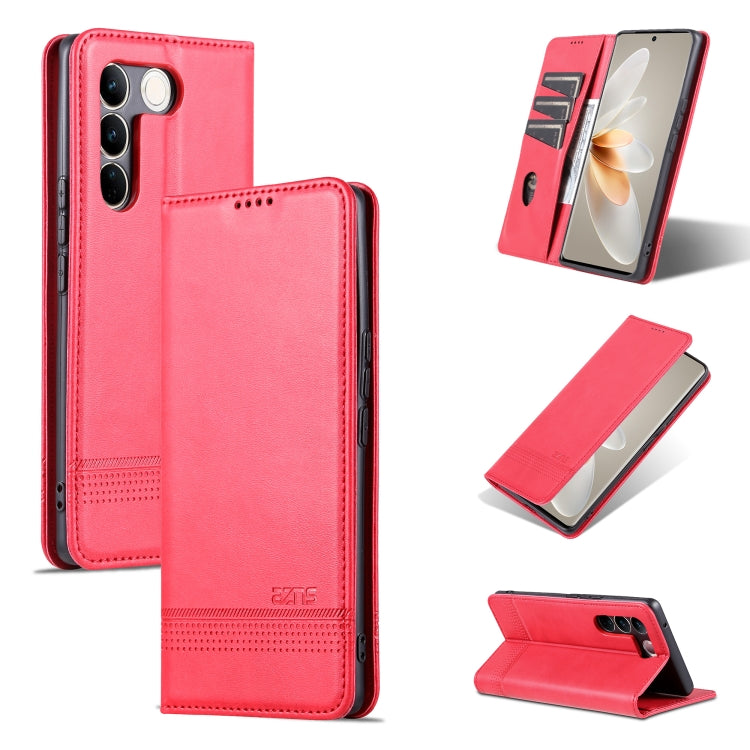 AZNS Magnetic Calf Texture Flip Leather Phone Case, For OPPO A58 5G / A58X / A78, For vivo S16 / S16 Pro