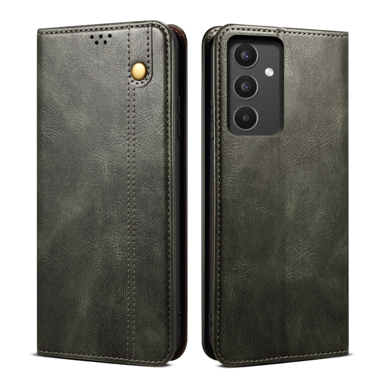 Oil Wax Crazy Horse Texture Leather Phone Case, For vivo S16 Pro / S16, For vivo S16e, For vivo V27, For Samsung Galaxy A34 5G