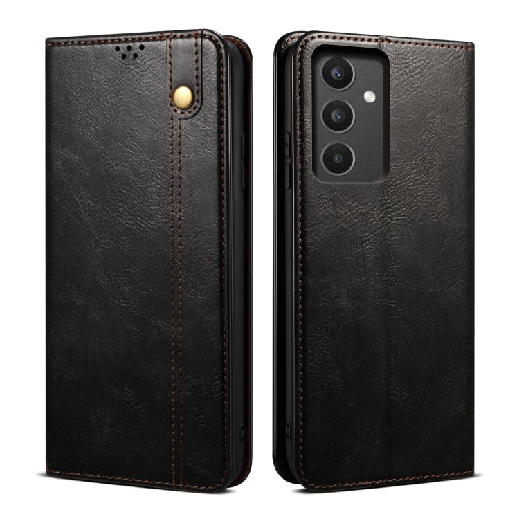 Oil Wax Crazy Horse Texture Leather Phone Case, For vivo S16 Pro / S16, For vivo S16e, For vivo V27, For Samsung Galaxy A34 5G