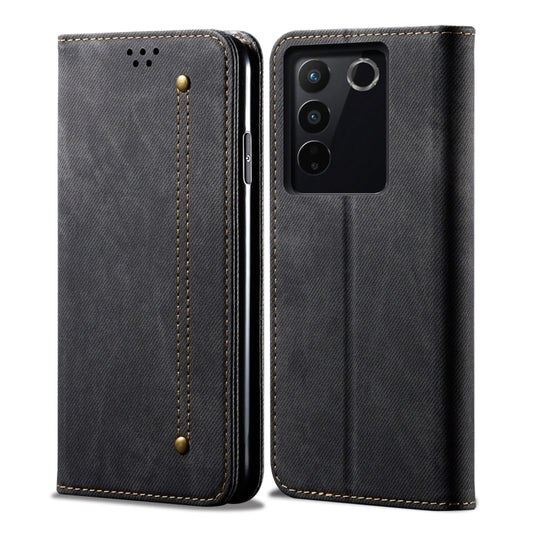 Denim Texture Leather Phone Case, For vivo S16 Pro / S16, For vivo S16e, For vivo V27, For Samsung Galaxy A34 5G